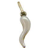 Sterling Silver Horn Of Plenty Charm Pendant Vintage c1970s