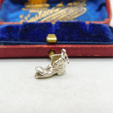 Sterling Silver Lucky Old Boot Charm Pendant Vintage c1970