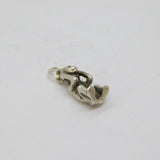 Sterling Silver 'Hear No Evil' Monkey Charm Pendant Vintage c1970s