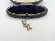Sterling Silver Little Man Charlie Chaplin Charm Pendant Vintage c1970