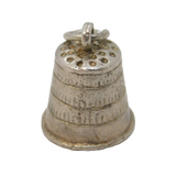 Sterling Silver Sewing Thimble Charm Pendant Vintage c1970