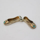 Sterling Silver Dancing Shoes Charm Pendant Vintage c1970