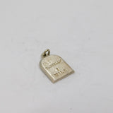 Sterling Silver Clovelly Milestone Charm Pendant Vintage c1970