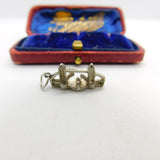 Sterling Silver Tower Bridge London Charm Pendant Vintage c1970