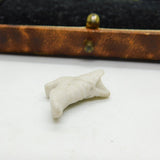 Porcelain High Heeled Boot Keepsake Dolls House Ornament Antique c1920 Deco