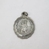 Sterling Silver St Christopher Charm Pendant Vintage c1970