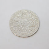 King George II Silver Roses Shilling Coin Antique 1747 Fine Condition