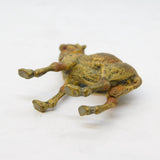 19th Century Cold Painted Vienna Bronze Camel Ornament Antique c1880s