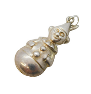 Sterling Silver Jack in the Box Charm Pendant Vintage c1970s