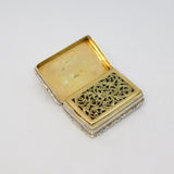 William IV Sterling Silver Floral Vinaigrette Antique 1831 Birmingham