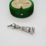Sterling Silver Ju-Ju Doll Figure Charm Pendant Antique 1926 Birmingham Art Deco