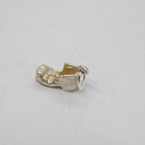 Sterling Silver Clowns Shoe Charm Pendant Vintage c1970
