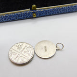 Sterling Silver Lady in Profile Possibly Virgo Charm Pendant Vintage c1970