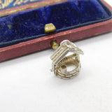 Sterling Silver Magic Wishing Well Charm Pendant Vintage c1970
