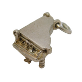 Sterling Silver Grand Piano Charm Pendant Vintage c1970