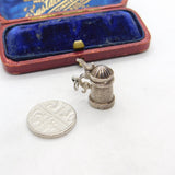 Sterling Silver Beer Stein Tankard Charm Pendant Vintage c1970