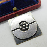 Swiss Nursing "Pflegeschule des VZL Uster" Silver Brooch Pin Vintage 1974
