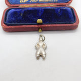 Sterling Silver Circus Acrobat Charm Pendant Vintage c1970