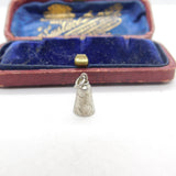 Sterling Silver Little Thimble Charm Pendant Vintage c1970