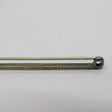 9ct Gold on Sterling Silver Bar Brooch Antique c1920 Art Deco Birmingham