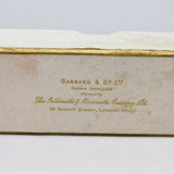 Edwardian Garrard & Co Ltd Card Jewellery Box White & Gilt Antique c1910