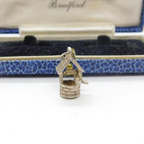 Sterling Silver Lucky Wishing Well Charm Pendant Vintage c1970