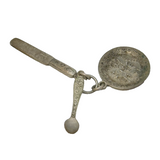 Sterling Silver Knife, Fork & Plate Charm Pendant Vintage c1970