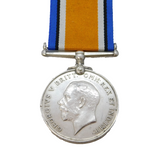 WW1 Silver British Army War Medal A.E Burton, Ord. RN Antique c1918