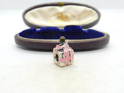 Sterling Silver Wrapped With Love Pandora Pink Present Charm Vintage c1970