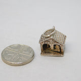 Sterling Silver Weather Vane Charm Pendant Vintage c1970