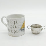 William III Britannia Standard Silver Miniature Porringer Antique 1697 London
