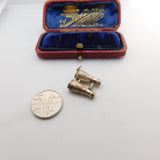Sterling Silver Binoculars Charm Pendant Vintage c1970