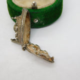 Sterling Silver Opening Ferry Boat Charm Pendant Vintage c1970