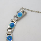 Murrle Bennett & Co Sterling Silver & Enamel Bracelet Antique c1900