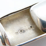 Victorian Sterling Silver Novelty Sliding Vesta Case Antique 1887 London