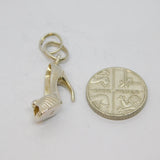 Sterling Silver Links Of London Stiletto Shoe Charm Pendant Vintage c1970