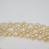 Boxed Art Deco 14ct White Gold & Diamond Set Natural Pearl Cuff Bracelet Antique