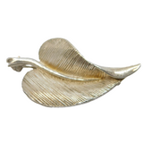 Sterling Silver Figurative Leaf Form Brooch Pin Vintage c1970