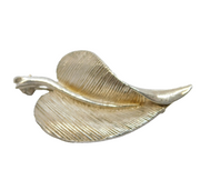 Sterling Silver Figurative Leaf Form Brooch Pin Vintage c1970