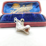 Sterling Silver Old Boot Charm Pendant Vintage c1970