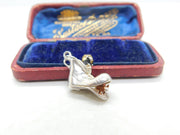 Sterling Silver Old Boot Charm Pendant Vintage c1970