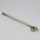 19th Century Sterling Silver & Cabochon Moonstone Bar Brooch Antique c1880