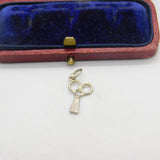 Sterling Silver Pair of Scissors Charm Pendant Vintage c1970
