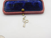 Sterling Silver Pair of Scissors Charm Pendant Vintage c1970
