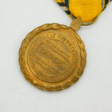 Belgium WWII Period War Medal with Sabres & Ronsele Bar Antique 1940-1945