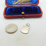 Sterling Silver and Coloured Enamel Travel Shield 'London' Charm Vintage c1970