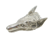 Sterling Silver Georgian Style Fox Mask Form Stirrup Cup Vintage 1960 London