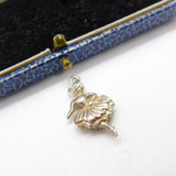 Sterling Silver Dancing Ballerina Charm Pendant Vintage c1970