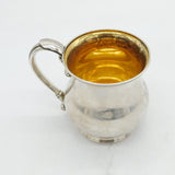 George III Old Sheffield Silver Plated Heraldic Crested Mug Antique c1800