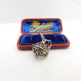 Sterling Silver Opening Wine Jug Charm Pendant Vintage c1970
